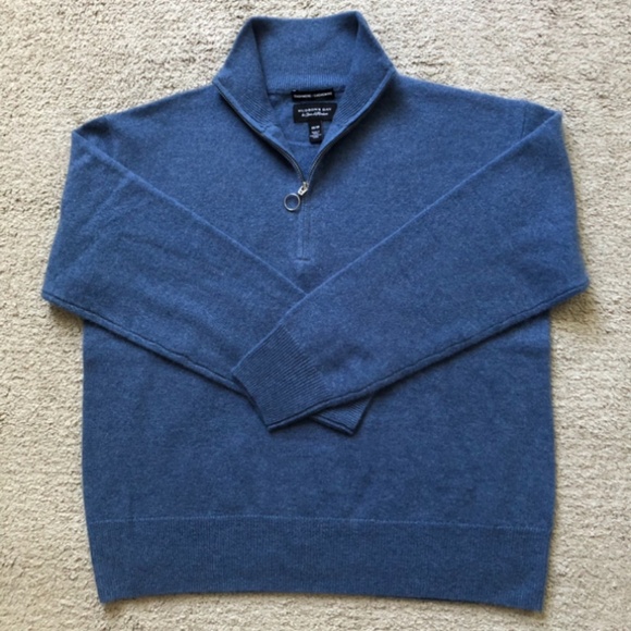 Hudson’s Bay 1/4 Zip Cashmere Sweater. - Picture 1 of 2